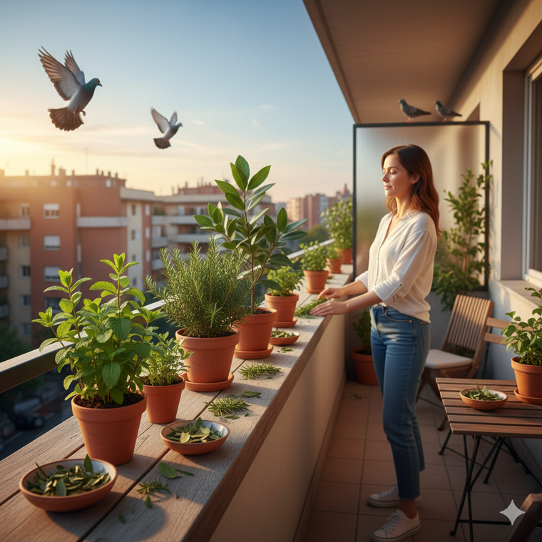 Adiós a las palomas con este truco. Fuente: IA Gemini.