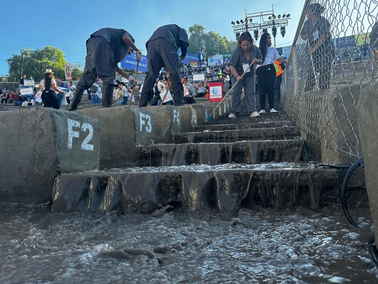 El teatro griego Frank Romero Day el día del Acto Central de la Fiesta de la Vendimia. El teatro griego Frank Romero Day el día del Acto Central de la Fiesta de la Vendimia.