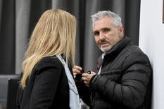 Nicolás Pachelo en una de las audiencias del tercer juicio Foto: Télam