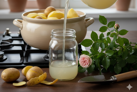 Un líquido mágico para las plantas. Fuente: IA Gemini. Un líquido mágico para las plantas. Fuente: IA Gemini.