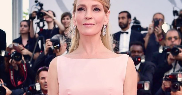 Uma Thurman luce espléndidamente su edad Foto: Instagram @umathurman