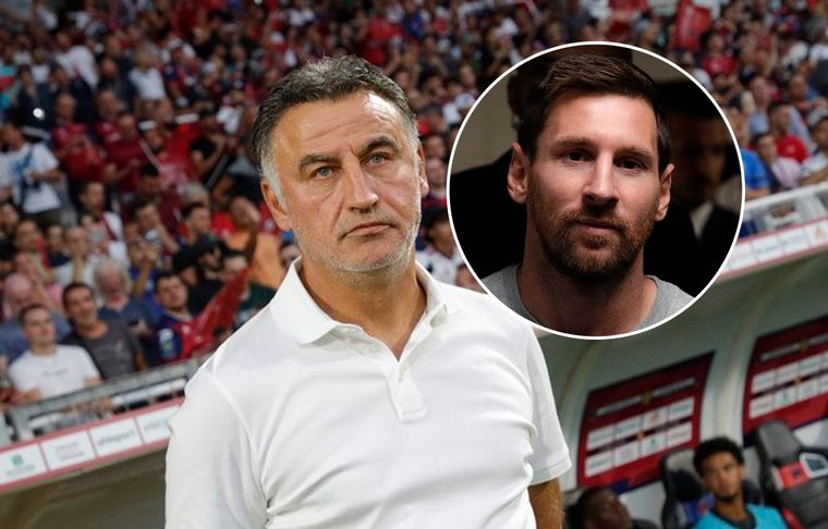 Christophe Galtier El técnico del PSG reveló una charla que tuvo con Messi.