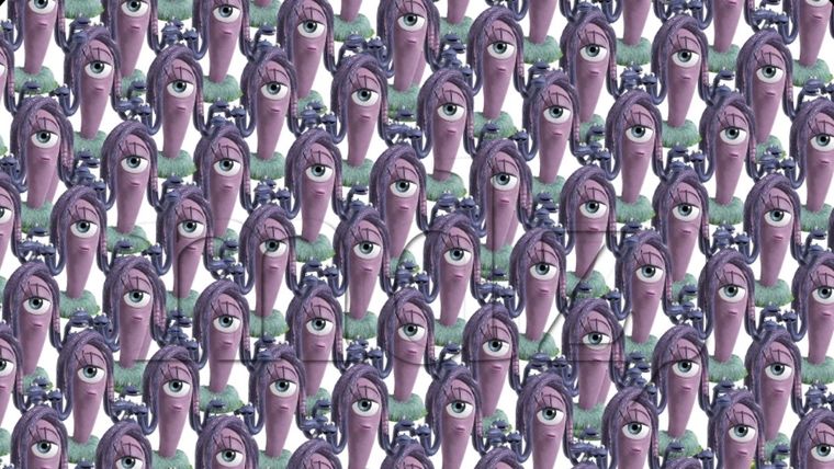 Acertijo visual, reto visual, Monsters Inc Fuente: MDZ Online Foto: Archivo MDZ
