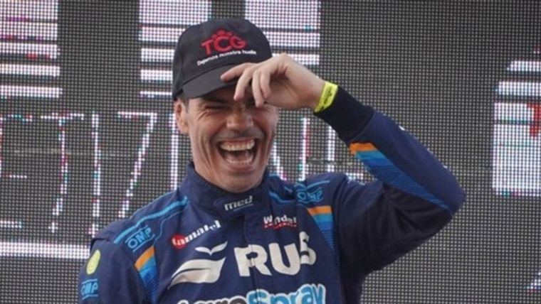 El Chino Garcé logró su primera victoria en el automovilismo. Foto: Fiat Competizione