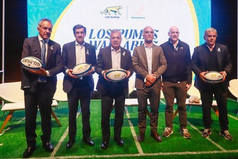 Alfredo Cornejo participó en Buenos Aires de la presentación oficial de la serie internacional entre Los Pumas y Australia. Alfredo Cornejo participó en Buenos Aires de la presentación oficial de la serie internacional entre Los Pumas y Australia.