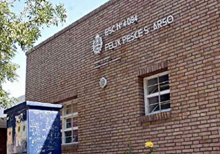 La escuela Félix Pesce en Rivadavia. Foto: Mdz