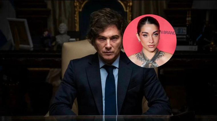 Javier Milei apuntó contra María Becerra luego de que la cantante fuera contundente contra el Gobierno Nacional. Foto: Instagram Javiermilei/ Instagram Mariabecerra.