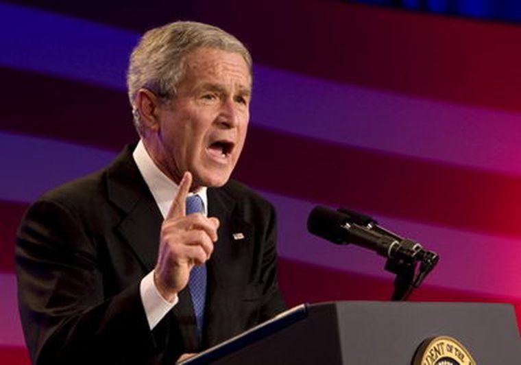 El presidente de EE.UU., George W. Bush Foto: EFE