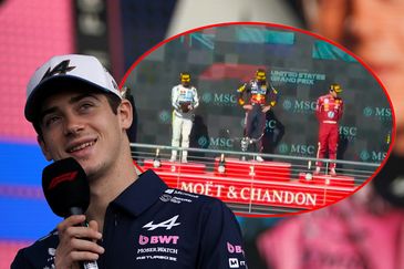 Colapinto fue ovacionado durante la premiación del GP de Estados Unidos. Colapinto fue ovacionado durante la premiación del GP de Estados Unidos.