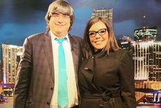 Jaime Bayly junto a Deseret Tavares. Jaime Bayly junto a Deseret Tavares.