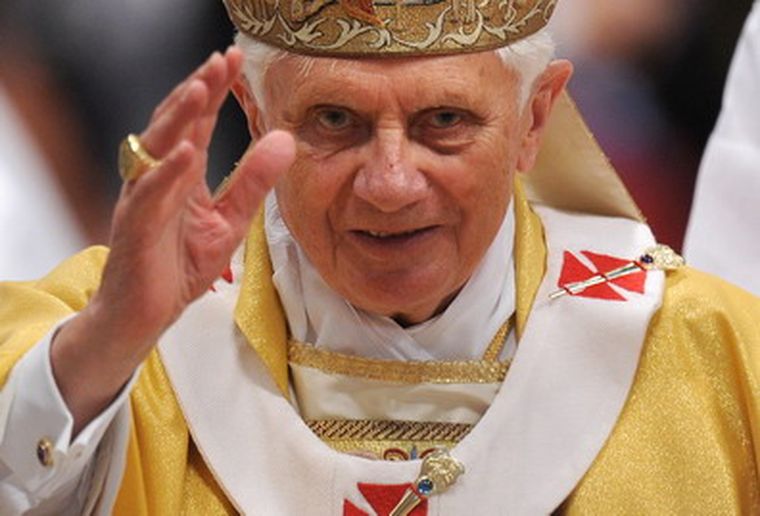 El Papa Benedicto. Foto: AFP