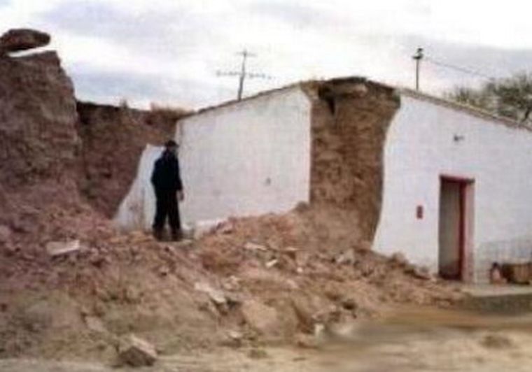 Casa afectada ese año por el sismo en Villa Hipódromo.