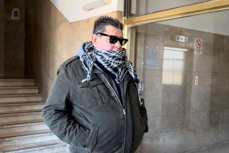 Daniel Rodríguez entrando a declarar Foto: MDZ Daniel Rodríguez entrando a declarar Foto: MDZ