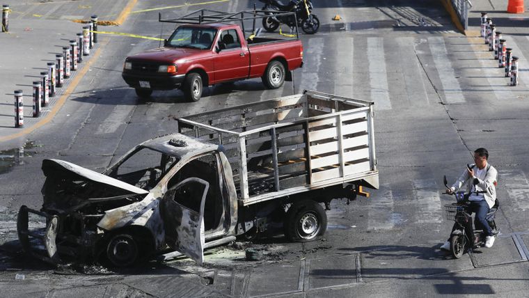 La ola de violencia en México fue producida por el Cártel de Jalisco.