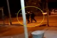 Un tramo de los enfrentamientos que se registraron anoche