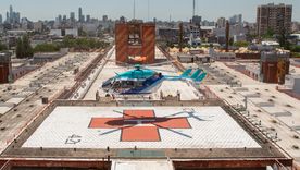 El Hospital Garrahan volvió a utilizar su helipuerto.