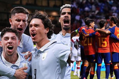 Uruguay y España hacen sus estrenos en el Mundial 2026. Uruguay y España hacen sus estrenos en el Mundial 2026.