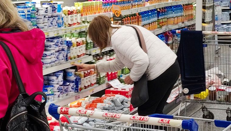 Los productos de almacén e higiene volvieron a dar un salto, pero los productos frescos tuvieron un leve retroceso Foto: Santiago Tagua/MDZ