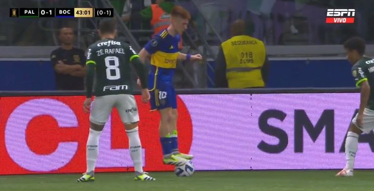 El Colo fue uno de los puntos altos del Xeneize. Foto: Captura ESPN