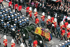 El funeral de la reina Isabel II por las calles de Londres. Foto: instagram: theroyalfamily
