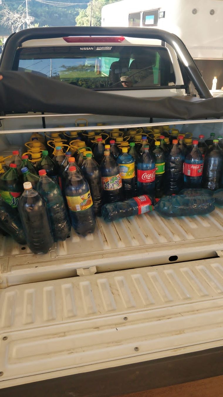 Un ciudadano paraguayo intentó contrabandear nafta desde Argentina