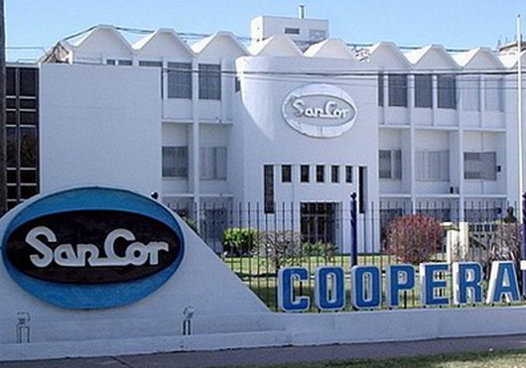 Fachada de la planta de Sancor Foto: web Fachada de la planta de Sancor Foto: web