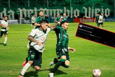 El cruce entre San Martín y All Boys terminó en escándalo y el Pollo se descargó en redes. Foto: San Martín de San Juan y captura @PolloVignolo El cruce entre San Martín y All Boys terminó en escándalo y el Pollo se descargó en redes. Foto: San Martín de San Juan y captura @PolloVignolo