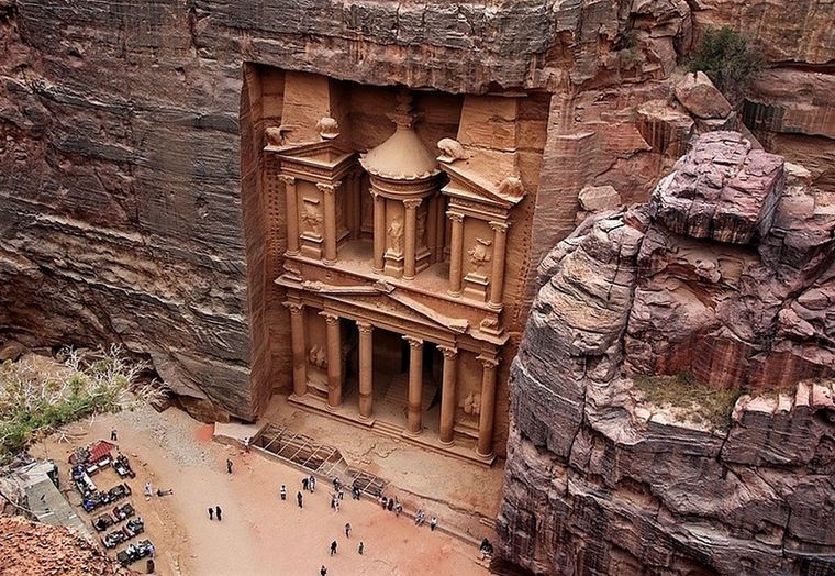 Dos turistas belgas murieron en las inundaciones cerca del sitio arqueológico de Petra, en Jordania. Foto: Gentileza