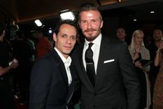 Marc Anthony comparte una imagen entrañable de su amigo David Beckham Foto: Marc Anthony / Instagram