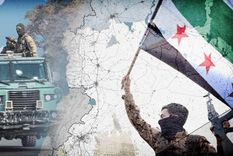 como se dividen el territorio los distintos grupos rebeldes que operan en siria