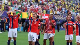 Los jugadores de Noruega festejan el inolvidable triunfo frente a Brasil. Los jugadores de Noruega festejan el inolvidable triunfo frente a Brasil.