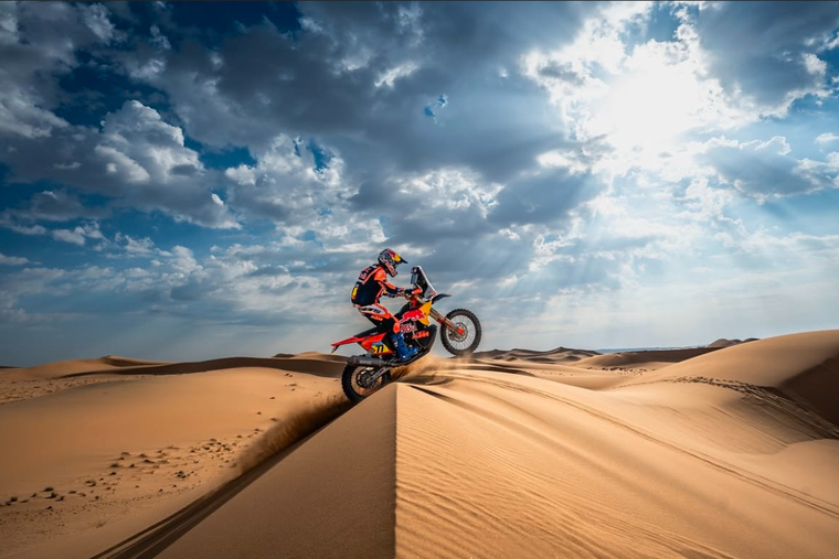 La particularidad que se dio tras la disputa de la novena etapa. Foto: Instagram