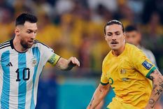 Jackson Irvine recordó el cruce contra Argentina y Messi en Qatar 2022.