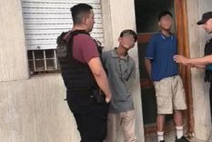 La imagen de los jovenes detenidos en Recoleta.