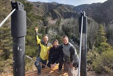 Mariano Rodríguez, Roby Riedel y Pablo García, fundadores de Mapsa Group SA, la nueva concesionaria de Los Penitentes.