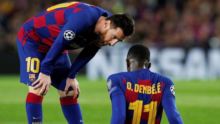 Dembelé explicó lo importante que fue Lionel Messi en el relanzamiento de su carrera.&nbsp;