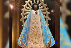 La advocación Mariana que quiso quedarse en la Argentina. Foto: Twitter Santuario de Luján