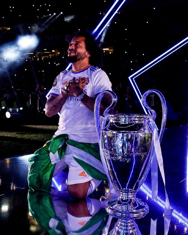 Marcelo se despidió del Real Madrid Foto: @realmadrid