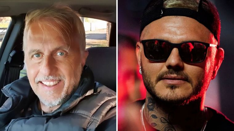 Andrés Nara explotó contra Mauro Icardi. Foto: Instagram: @andres_r_nara / @mauroicardi