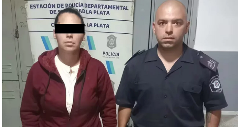 La mujer detenida tras la denuncia Foto: NA
