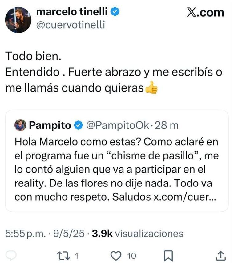 Marcelo Tinelli bajó el tono de su enojo. Marcelo Tinelli bajó el tono de su enojo.