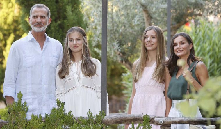 Familia Real Española Foto: Twitter @CasaReal