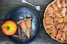 Tarta de manzana con canela: deliciosa y casera Foto: Shutterstock