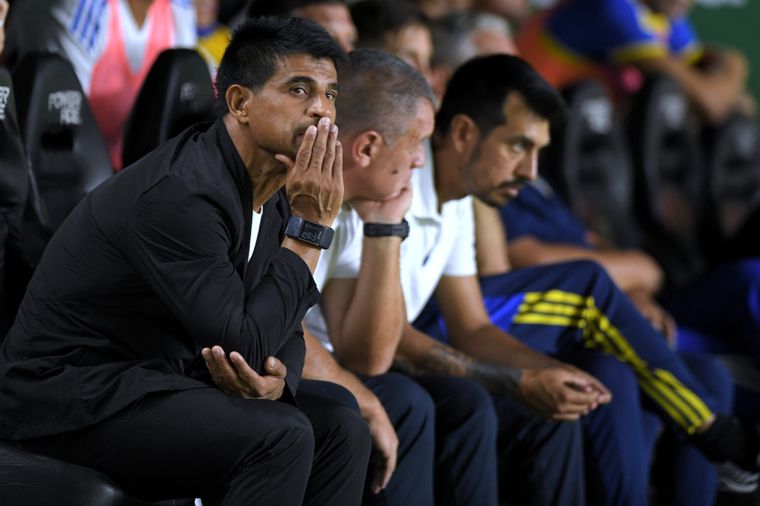 Boca jugó mal y perdió, pero Hugo Ibarra se mostró tranquilo. Foto: Télam