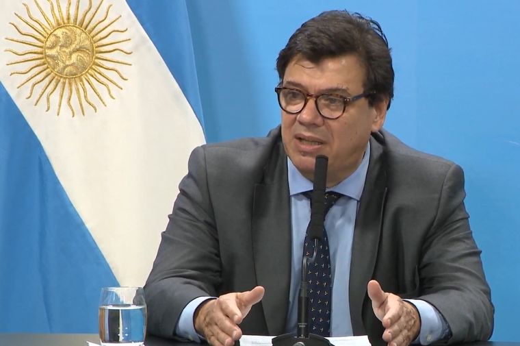 El ministro de Trabajo, Claudio Moroni.