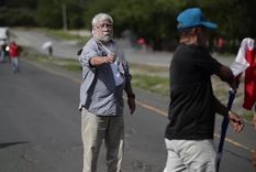 Mató a un manifestante antiminero Foto: EFE