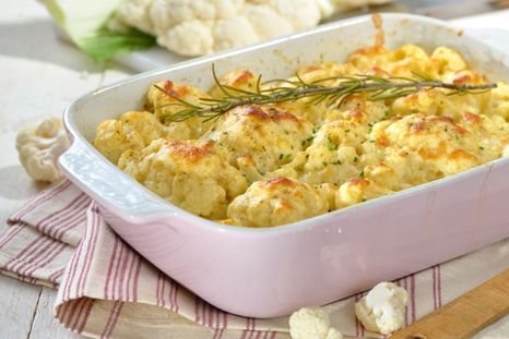 Gratinado de coliflor: una opción saludable y reconfortante Foto: Shutterstock