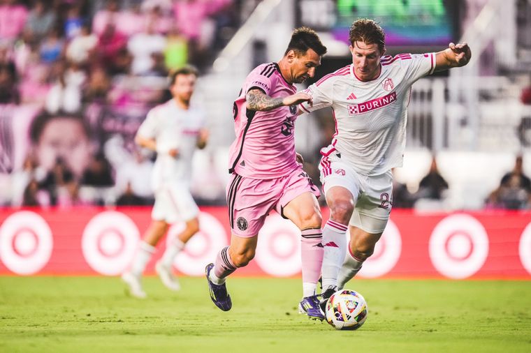 Messi en el Cheese Stadium. Foto: @InterMiamiCF
