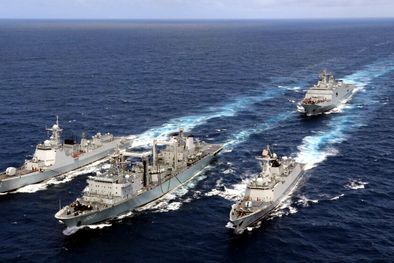MDZol | Buques de la Armada de China. Foto: NavalPost.