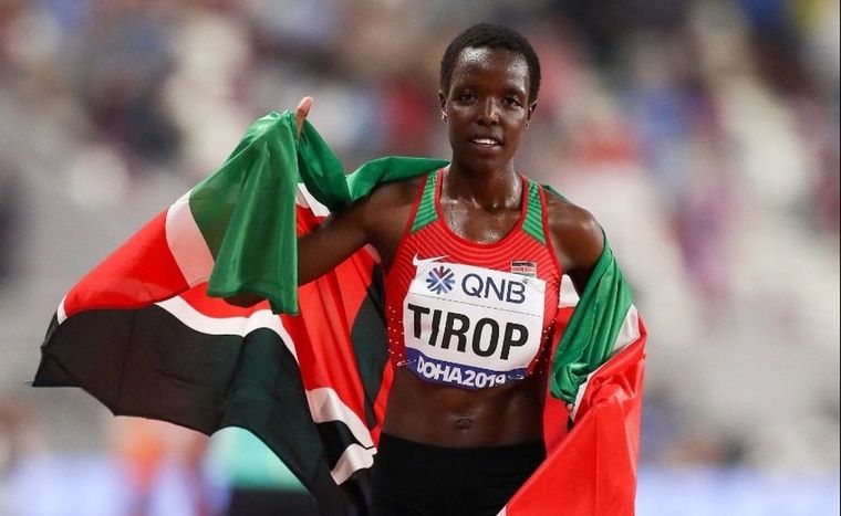 Agnes Jebet Tirop. Foto: El País